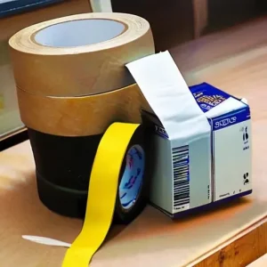 Использованная малярная лента (скотч): почему липкий бумажный слой нельзя класть в макулатуру