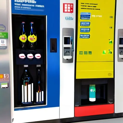 Фандоматы (RVM - Reverse Vending Machines): устройство умных приемников бутылок с распознаванием штрих-кодов и прессом внутри