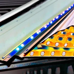 Переработка светодиодных (LED) лент: гибкая печатная медная плата, клейкий слой, силикон и кристаллы диодов